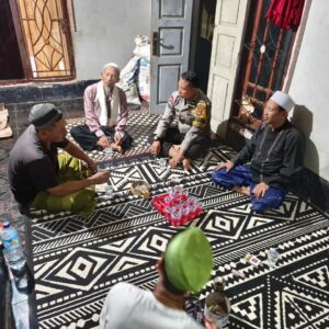 Bhabinkamtibmas Desa Bagu Gelar Sambang dan Silaturahmi, Serap Informasi Kamtibmas serta Edukasi Program Asta Cita