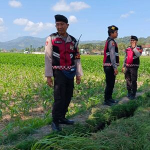 Polres Lombok Barat Pantau Ketahanan Pangan di Desa Tempos