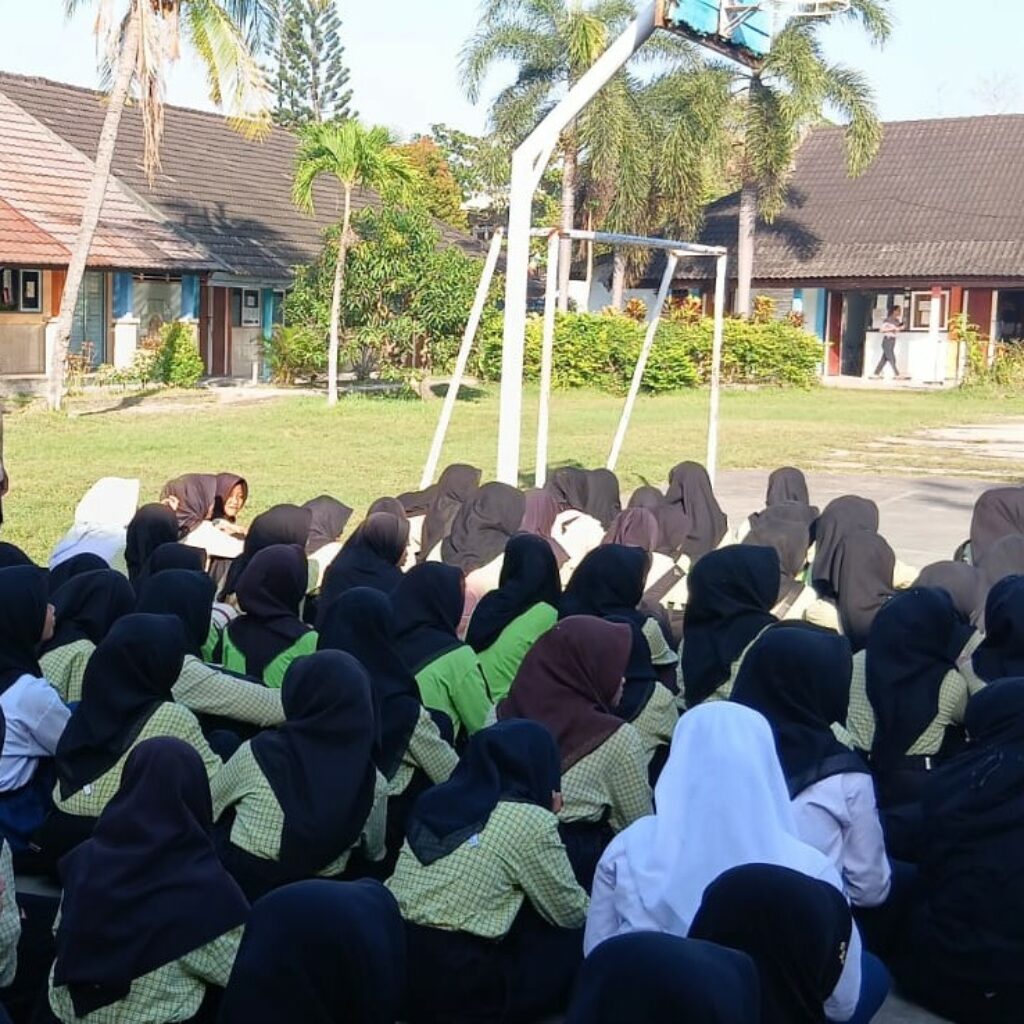 Polsek Labuapi Sosialisasi Cegah Tawuran di SMPN 2 Labuapi