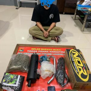 Polsek Pringgarata Amankan Pelaku Pencurian Alat Pertukangan di Desa Pemepek. ‎