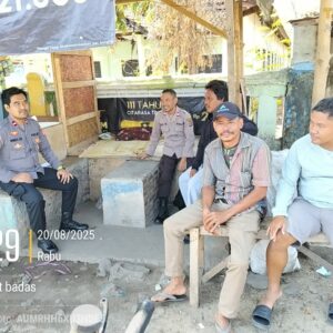 Polsek Labuhan Badas Gelar Patroli Rutin, Pastikan Kamtibmas Kondusif