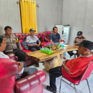 Bhabinkamtibmas Bersinergi dengan pemerintah desa Lakukan Sosialisasi Cegah TPPO
