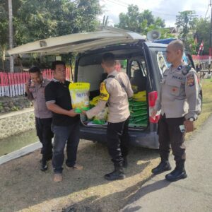 Satuan Binmas Polres Dompu gelar gerakan pangan murah di Desa Rababaka