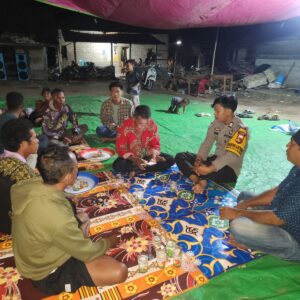 Polsek Labangka Gelar Patroli Blue Light dan Dialogis, Jaga Kondusivitas Wilayah