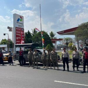 Patroli Skala Besar Polres Lombok Barat, Antisipasi Gangguan Keamanan