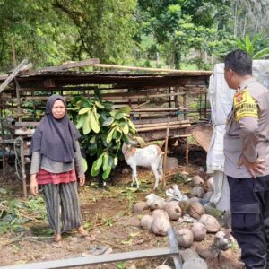 Polsek Batulayar Dorong Ketahanan Pangan Melalui Pemanfaatan Pekarangan di Dusun Krandangan