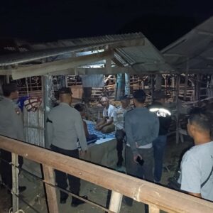 Polsek Gerung Perkuat Patroli Malam di Kebon Ayu dan Gerung Selatan