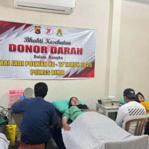 Ipda Nady, Pimpin Ziarah Taman Makam Pahlawan dan Bhakti Sosial di HUT Ke-77 Polisi Wanita