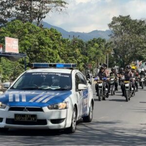 Patroli Gabungan Skala Besar Jaga Kamtibmas di Lombok Barat