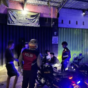 Sat Samapta Polres Lombok Utara Gelar Patroli Dialogis, Ajak Warga Jaga Kamtibmas