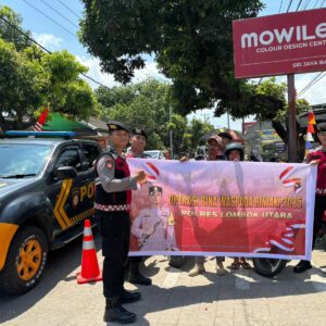 Sat Samapta Polres Lombok Utara Gelar Patroli Dialogis, Ajak Masyarakat Waspada Hoaks dan Paham Radikal