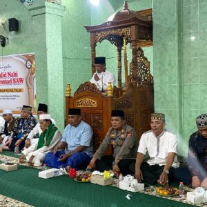 Khidmat dan Penuh Makna, Maulid Nabi Muhammad SAW 1445 H Diperingati di Masjid Nurul Falah, Kelurahan Dalam