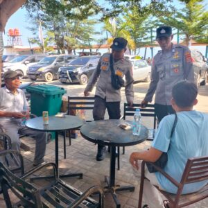 Polsek Pemenang Intensifkan Patroli Dialogis di Pelabuhan Bangsal
