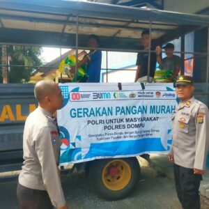 Polres Dompu gelar kegiatan gerakan pangan murah (GPM), ambil pasokan beras dari Bulog Dompu