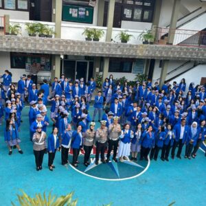 Polda NTB Gelar Kampanye Keselamatan di Sekolah, Ajak Pelajar Jadi Duta Tertib Lalu Lintas