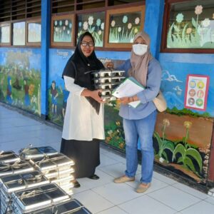 Polsek Empang Kawal Ketat Pendistribusian Program Makan Bergizi Gratis