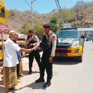 Kegiatan Rutin Satsamapta Polres Bima Laksanakan Patroli KRYD Siang Hari Pastikan Kondusifitas Wilayah