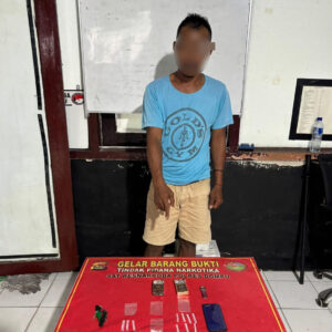Satresnarkoba Polres Dompu Kembali Amankan Terduga Pengedar Narkotika Jenis Sabu di Potu Timur
