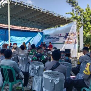 Bripka Moh Iswandi Polsek Brang Rea, menghadiri kegiatan Fasilitasi Intensifikasi dan Integrasi Pelayanan KBKR