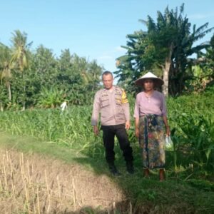 Polri Hadir di Desa Kuranji, Warga Diajak Wujudkan Kemandirian Pangan