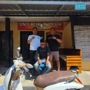Polsek Utan Ciduk Pelaku Penggelapan Motor, Korban Rugi Belasan Juta Rupiah
