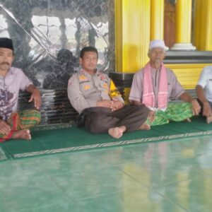 Bhabinkamtibmas Desa Tanju Gelar DDS dan Silaturahmi di Masjid Al Mukaramah