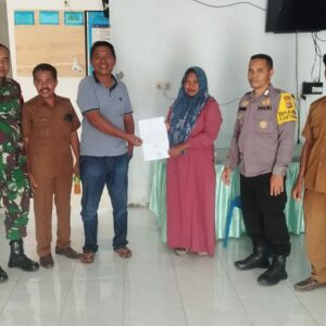 Mediasi Problem solving Kasus Utang Piutang di Desa Ta’a Berhasil Damai