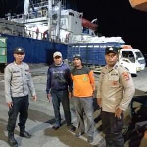 Polsek Kawasan Pelabuhan Laut Bima Laksanakan Patroli Rutin di Terminal 1 dan 2