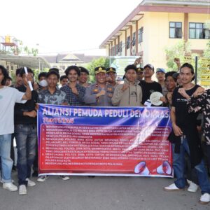 Polres Bima Kota Siap Respon Tuntutan Aliansi Pemuda Soal Maraknya Penebar Hoaks dan Kebencian di Medsos