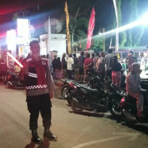 Semarak Pertandingan Bola Voly Polsek Jereweh Laksanakan Pengamanan Di Seluruh Area