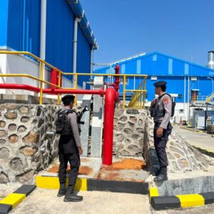 Unit Pamobvit Sat Samapta Polres Bima Kota Amankan dan Patroli di Area Objek Vital PLTMG Bonto Bima