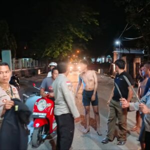 Cegah Tawuran Antar Pemuda, Polsek Rasanae Barat Gelar Patroli Blue Light dan Amankan Sajam