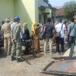 Garasi Motor Hangus Terbakar, Empat Unit Sepeda Motor Hangus 