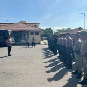 KABAG OPS POLRES DOMPU PIMPIN PENGARAHAN DAN PENGENDALIAN PERSONEL CEGAH PELANGGARAN PNPP