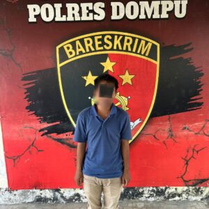 TIM JATANRAS POLRES DOMPU AMANKAN PELAKU PENGANIAYAAN ATENSI POLDA NTB