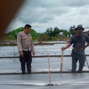 Bhabinkamtibmas Kuripan Sukses Dorong Warga Optimalkan Lahan Pangan