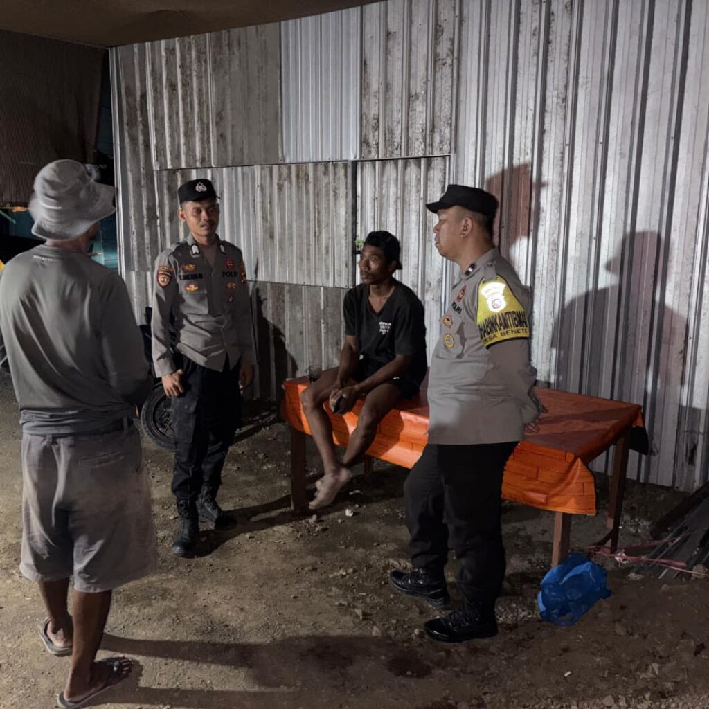 Polsek Maluk Intensifkan Patroli Malam, Jaga Kamtibmas Tetap Kondusif