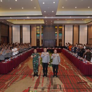 Rakor Linsek Pam Nataru 2025 Digelar di Mataram, Polda NTB Siapkan 1.908 Personel