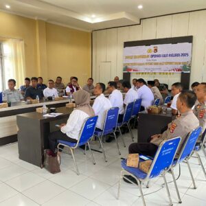 Polres Sumbawa Barat Gelar Rapat Koordinasi Jelang Operasi Lilin Rinjani 2025/2026