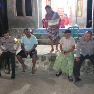 Cipkon Kamtibmas Menjelang Nataru, Polsek Monta Masifkan Patroli Dialogis Malam Hingga dini Hari
