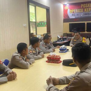 Wakapolres Lobar Sidak Command Center, Pastikan Respon Cepat