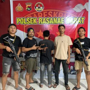 Tim Opsnal Polsek Rasana’e Barat Polres Bima Kota Amankan Terduga Pencuri HP