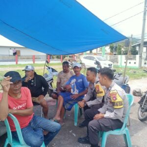 Patroli Dialogis Polsek Brang Rea Dukung Program Presisi Polri di Desa Tepas Sepakat