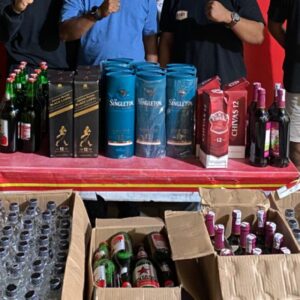 Jelang Pergantian Tahun, Polres Bima Kota Sita Ratusan Botol Miras di Kelurahan Santi