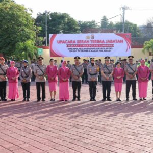 Kapolres Sumbawa Pimpin Sertijab Wakapolres Hingga Empat Pejabat Utama