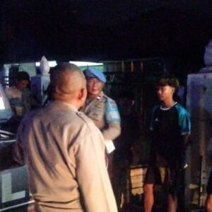 Personel Polres Bima Kota Bersama Polsek Asakota Laksanakan Patroli Cipta Kondisi Pasca Keributan Antar Pemuda