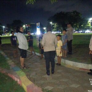 Polsek Rasanae Timur Polres Bima Kota Gelar Blue Light Patrol Pasca Nataru