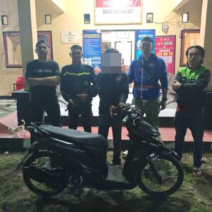 Gerak Cepat Polsek Buer, Pelaku Curanmor Berhasil Diringkus Saat Bersembunyi di Alas Barat