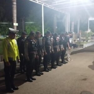 Minimalisir Gangguan Kamtibmas dan Antisipasi Balapan Liar, Piket Gabungan Fungsi Polres Bima Gelar Patroli Malam Hingga dini Hari