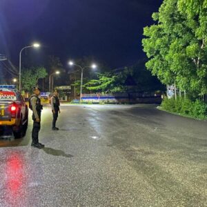 Patroli KRYD dini Hari, Satsamapta Polres Bima Antisipasi Aksi Balapan Liar dan Kriminalitas Lainnya